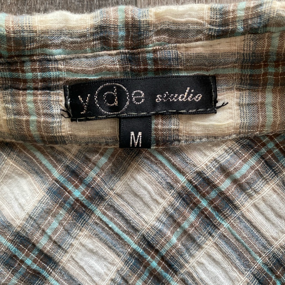 PLAID TOP - Picture 3 of 3